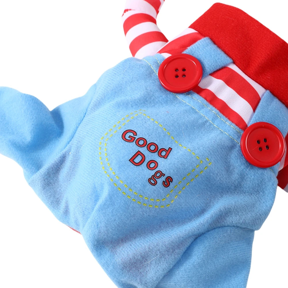 Halloween Funny Dog Clothes for Small Medium Dogs Cats Party Dressed Up Cosplay Costumes Bulldog French Chihuahua Pet Outfits