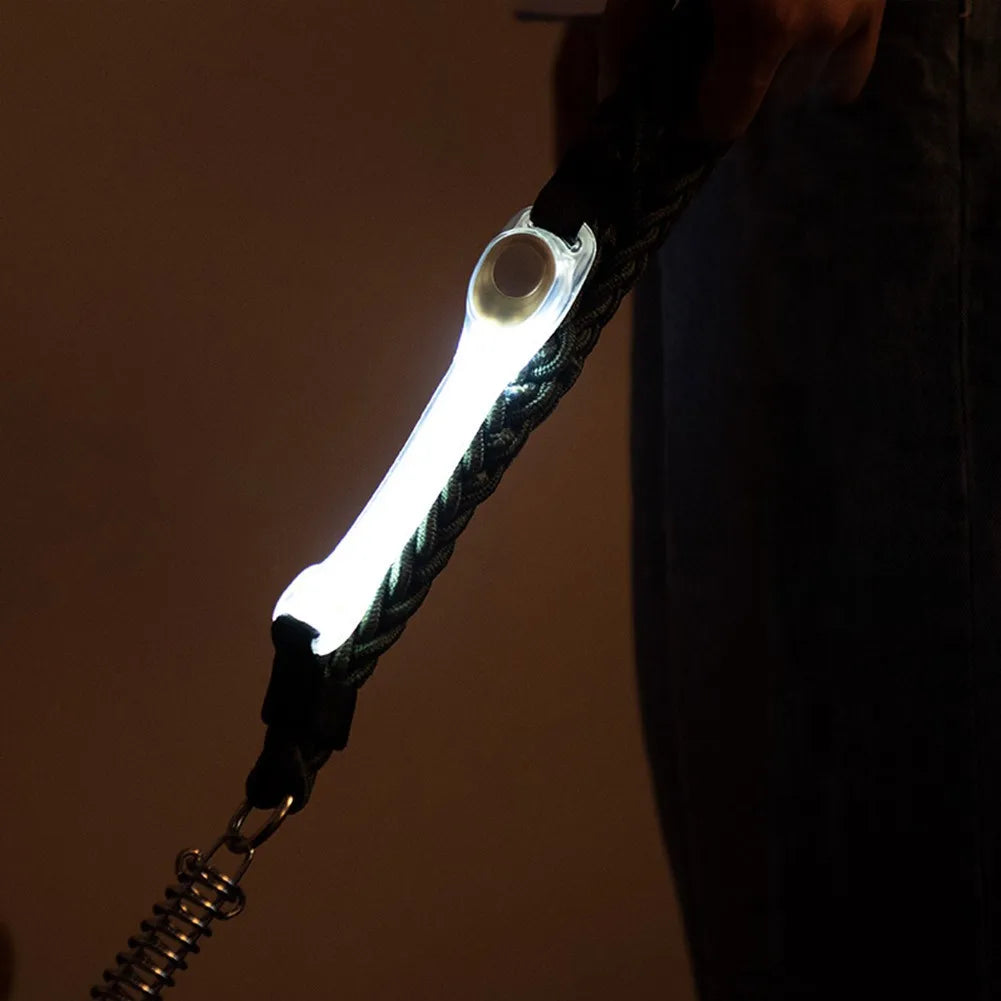 Light Up Dog Collars Night Safety LED Lighting Necklace Collar Battery Operated for Pet Dog Puppy Night Walking Glow LED Collar