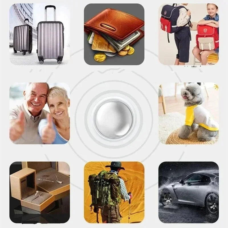 Xiaomi Mini GPS Tracker System Find My App Air Tag Smart Bluetooth Locator Child Finder Bag Anti-Loss Pet Collar With Tracker