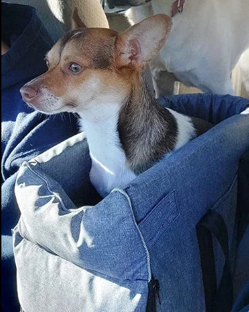Dog Car Seat Car Mounted Dog Kennel Car Seat Bed Portable Safety Travel Cat Dog Bed Dogs Cats Safety Travel Bag Dog Accessories